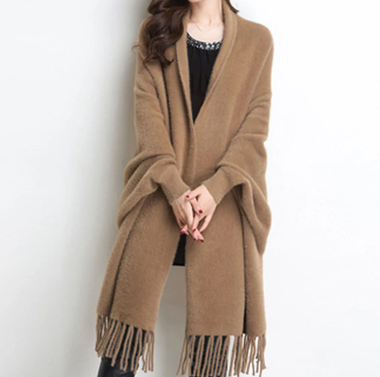 ComfyChic - Zachte Gebreide Sjaaljas