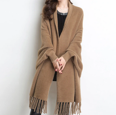 ComfyChic - Zachte Gebreide Sjaaljas