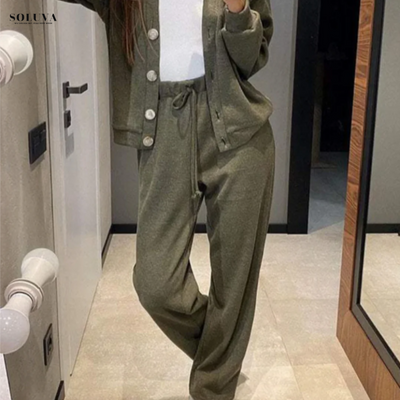 Ava - Fluweelzachte Knitset