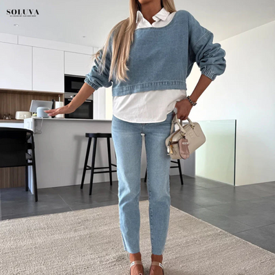 Chloé – Modieuze Jeans Set