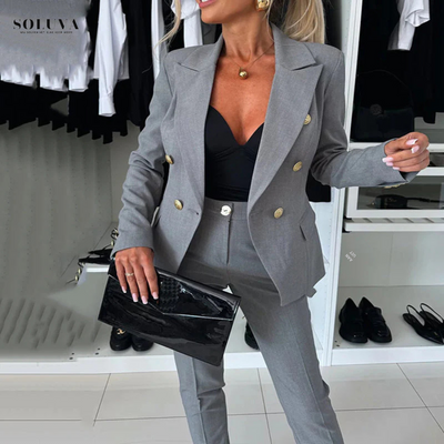 Valentina - Chique Casual Set - Blazer + Broek