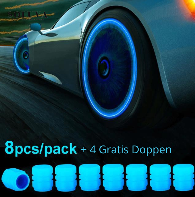 TurboGlow - Neon Ventieldoppen