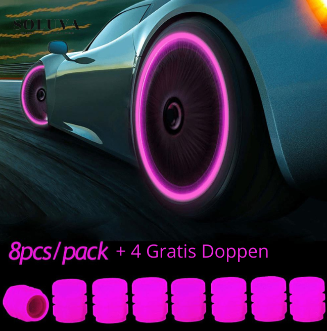 TurboGlow - Neon Ventieldoppen