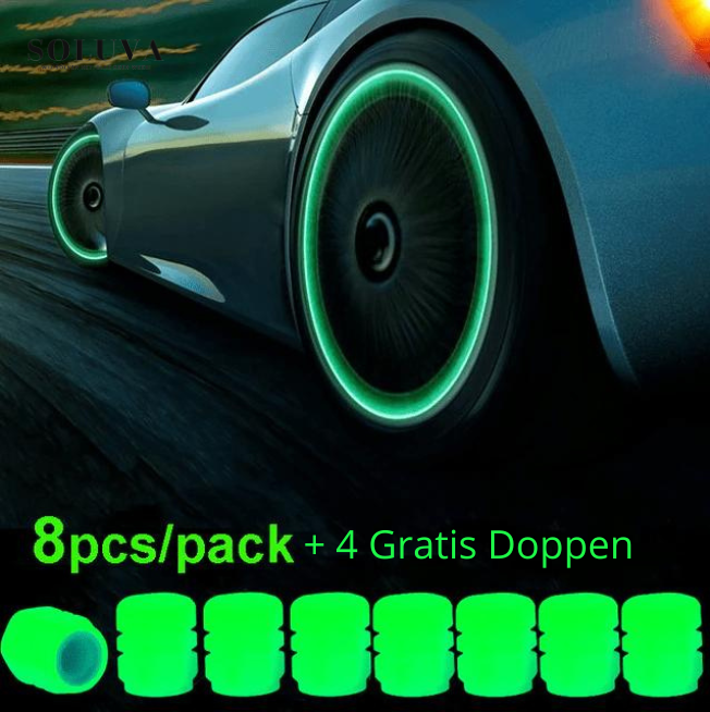 TurboGlow - Neon Ventieldoppen