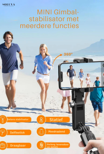 meedraaiende Telefoonstabilisator
