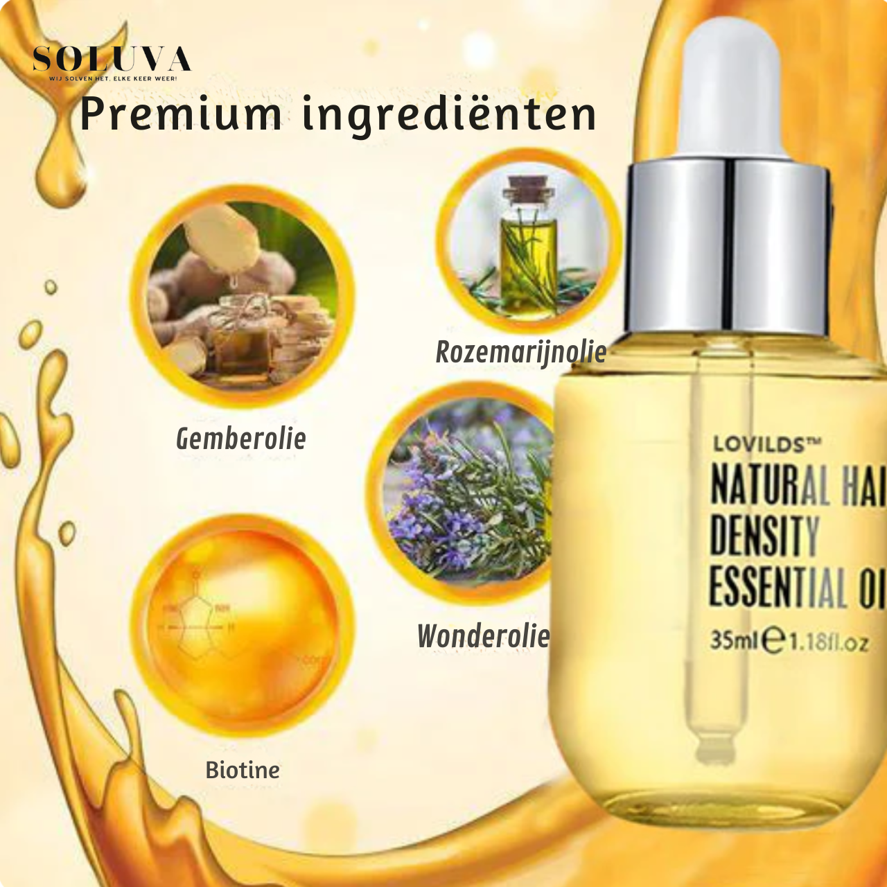 Vegan Haargroei serum - 1+1 Gratis!