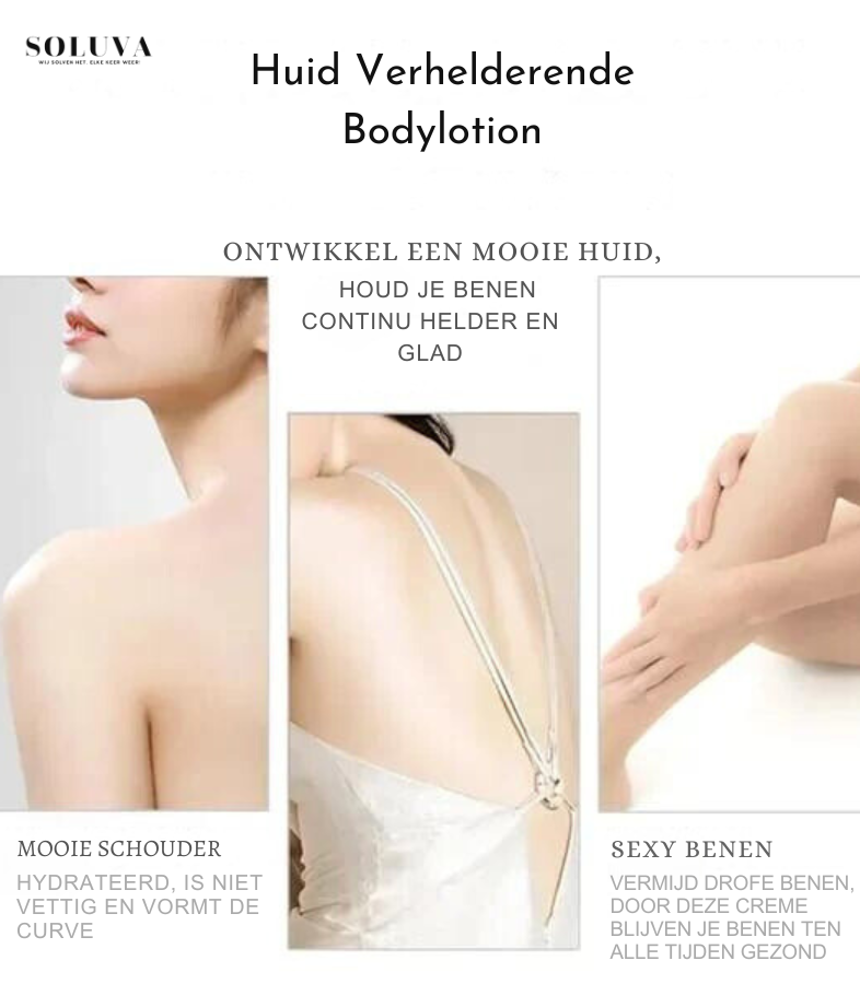 Huid Verhelderende Bodylotion 1+1 Gratis!