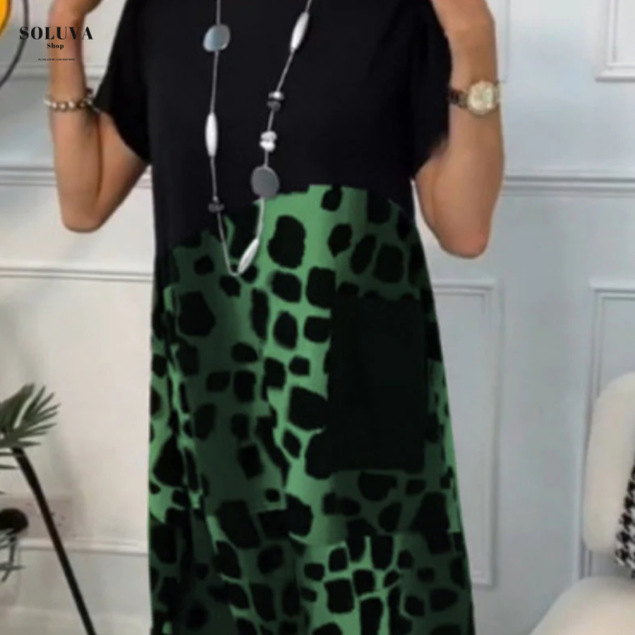 Livia - Trendy Print Jurk