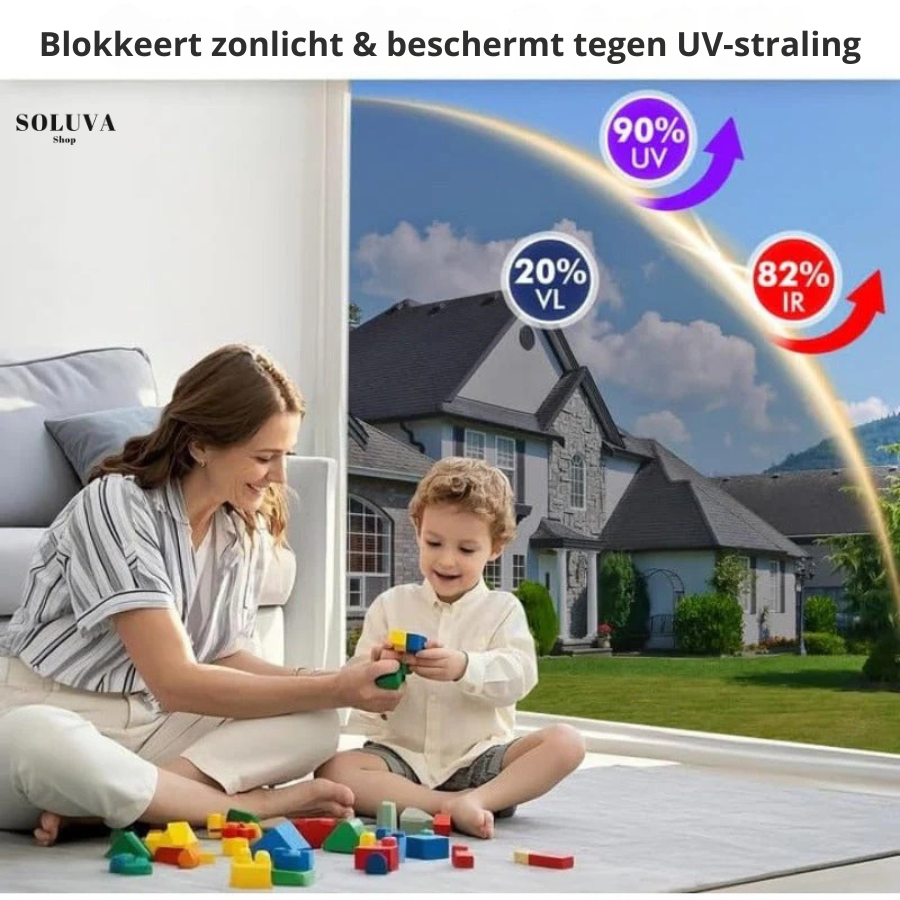 Anti-UV Privacy Raamfolie