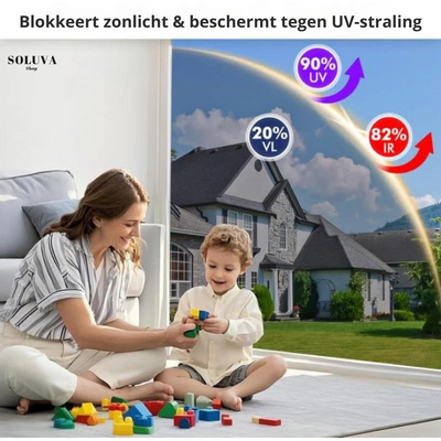 Anti-UV Privacy Raamfolie