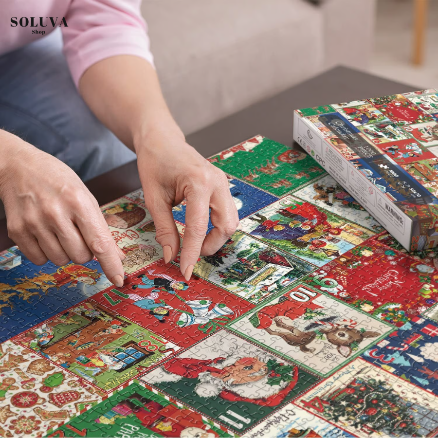 Kerst Puzzel Adventskalender 2025 – Bouw Samen Naar Kerstmis ✨🎄