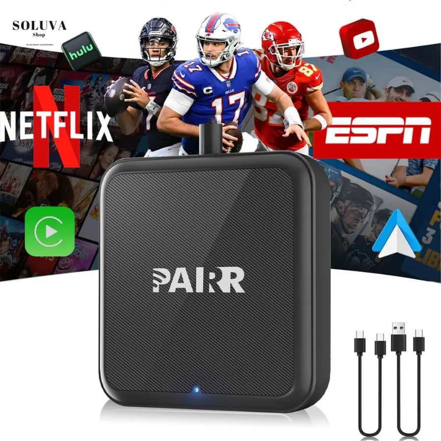 SmartDrive Connect – Draadloos CarPlay & Android Auto Adapter + HDMI