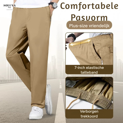 ComfortPants – Comfortabele Stretch Broek met Ritszakken