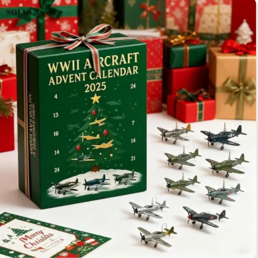 🎄Classic WO2 Vliegtuigkalender – Elke Dag Een Stukje Oorlogsgeschiedenis ✈️