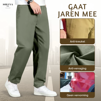 ComfortPants – Comfortabele Stretch Broek met Ritszakken