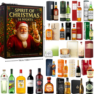 🥂 Holiday Spirits Kalender 2025 – Hver Dag en Ny Overraskelse 🎁