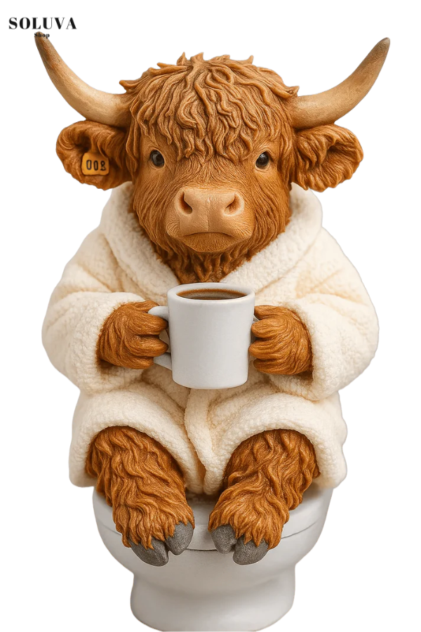 Highland Cow Adventskalender - Handgemaakte Cow Poppetjes