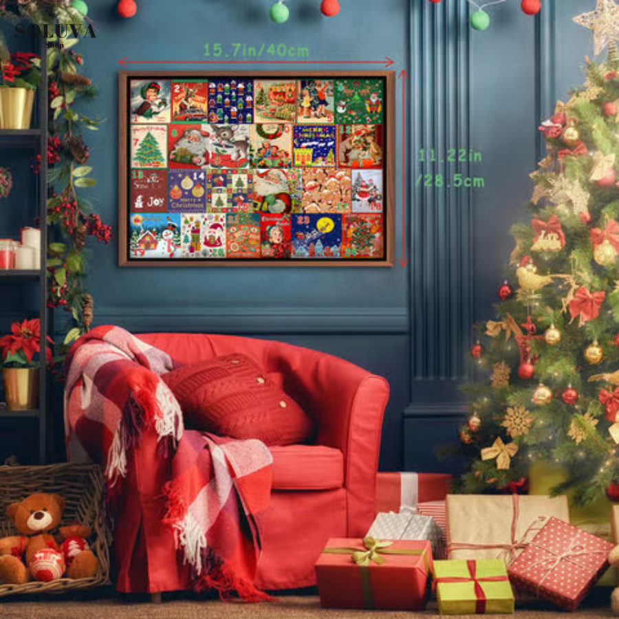Kerst Puzzel Adventskalender 2025 – Bouw Samen Naar Kerstmis ✨🎄