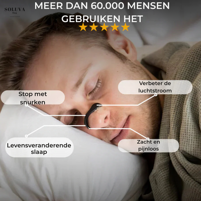 OxyBoost - Anti-Snurk Neusclip - Adem Vrij, Slaap Stil!