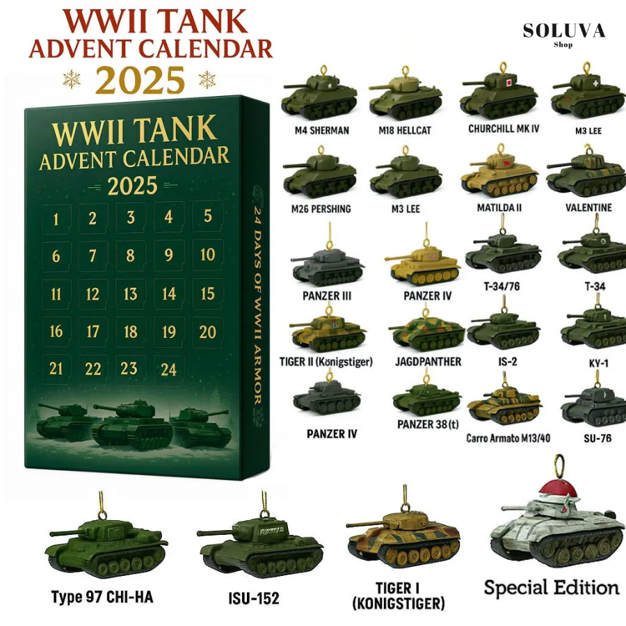 WWII Tank Adventskalender – Elke Dag een Nieuwe Panzer🎄