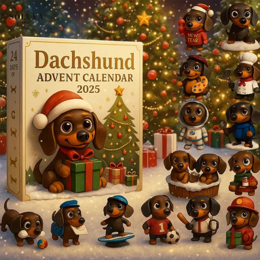 HappyTail – 24 Mini Hondjes Adventskalender 2025 💖