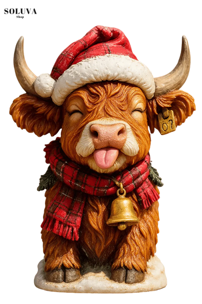 Highland Cow Adventskalender - Handgemaakte Cow Poppetjes