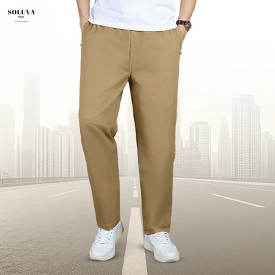 ComfortPants – Comfortabele Stretch Broek met Ritszakken