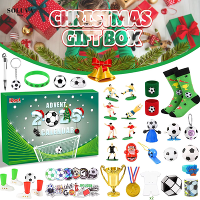 🎄 Voetbal Kerstkalender 2025 - 24 Kerstcadeaus Voor Fans⚽