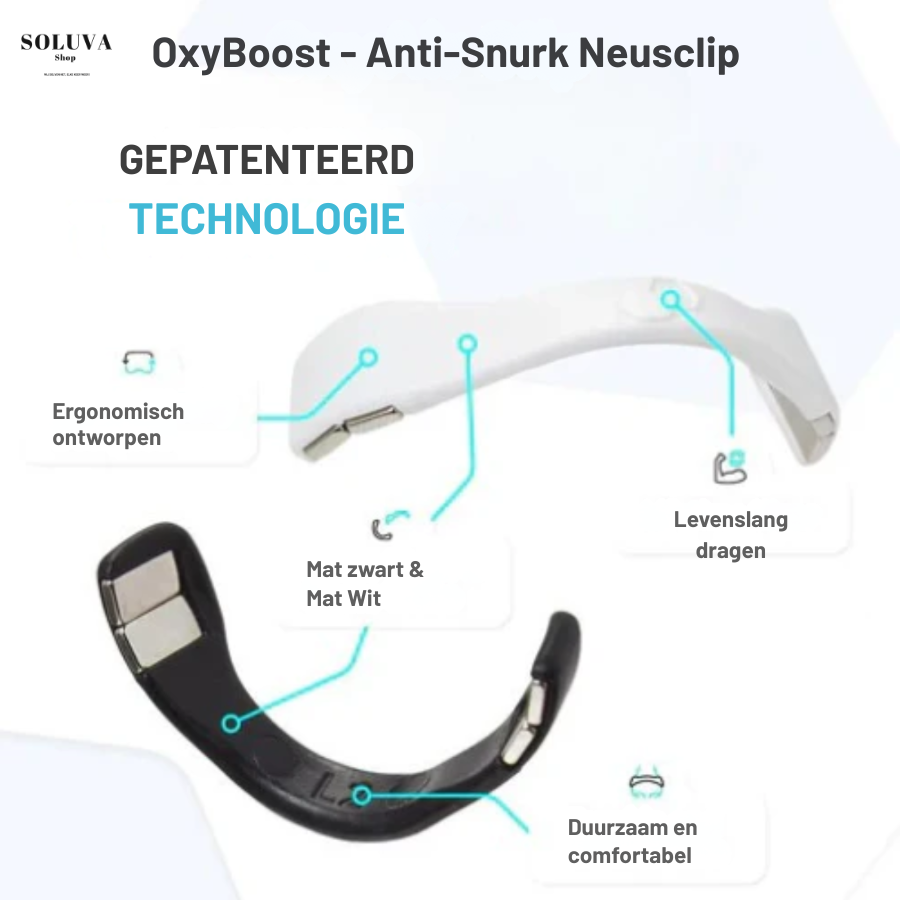 OxyBoost - Anti-Snurk Neusclip - Adem Vrij, Slaap Stil!