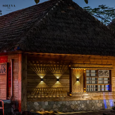 SolarVibe – Sfeervolle LED Wandlamp met Sensor - 1+1 Gratis!