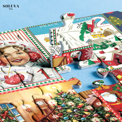 Kerst Puzzel Adventskalender 2025 – Bouw Samen Naar Kerstmis ✨🎄