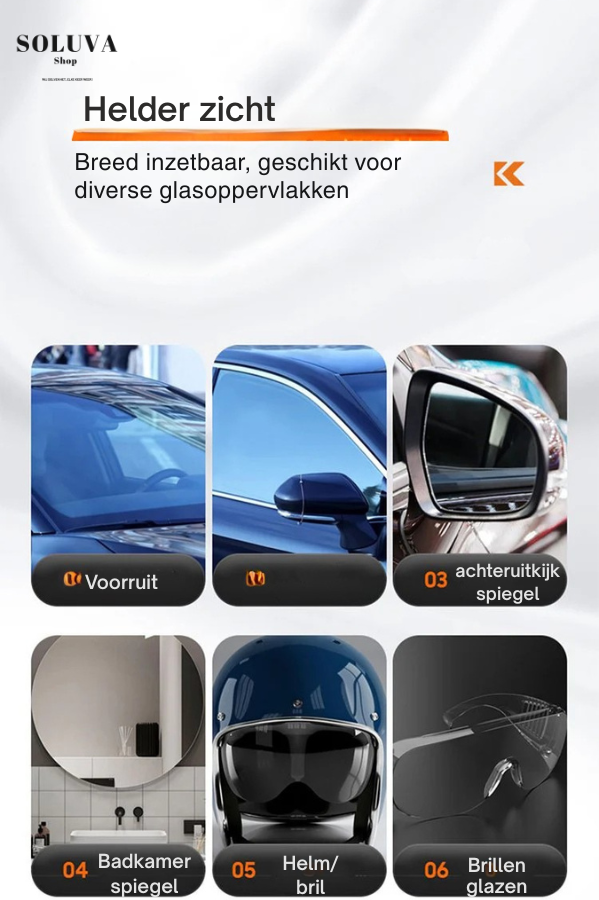 ClearView Spray - Tegen mist, regen en wazig zicht