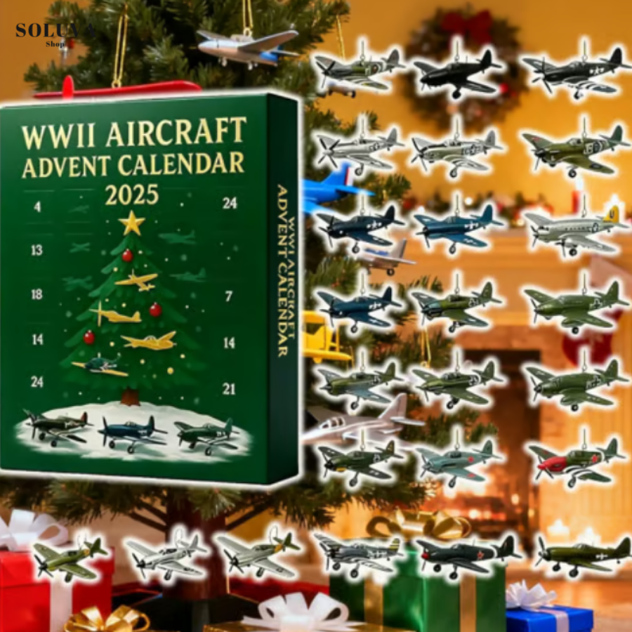 🎄Classic WO2 Vliegtuigkalender – Elke Dag Een Stukje Oorlogsgeschiedenis ✈️