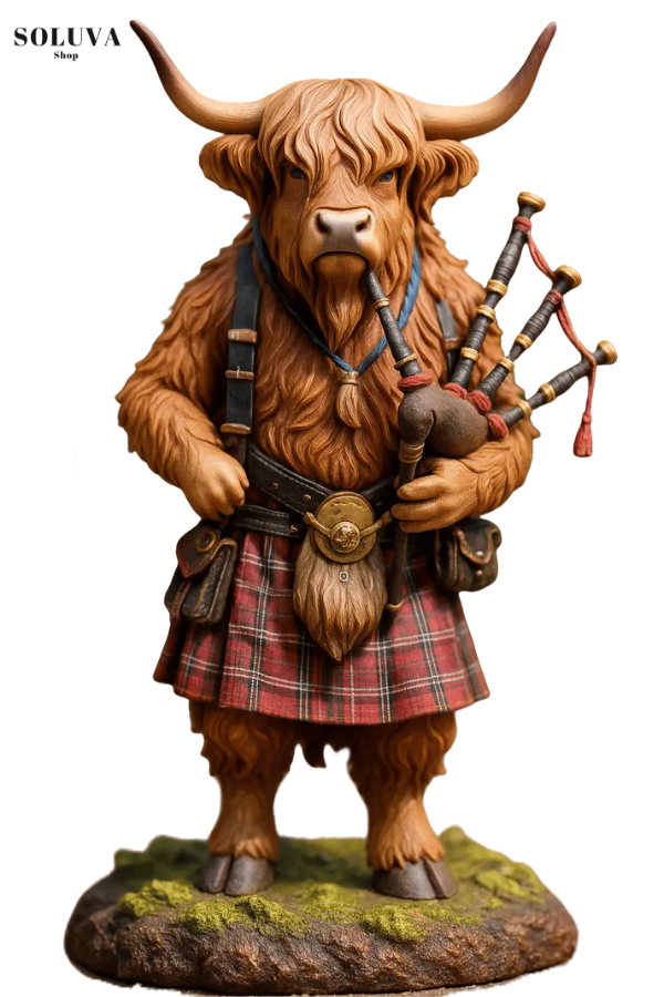 Highland Cow Adventskalender - Handgemaakte Cow Poppetjes