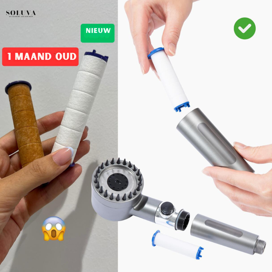 AquaVerjonging - Luxe Douchekop - 1+1 Gratis!