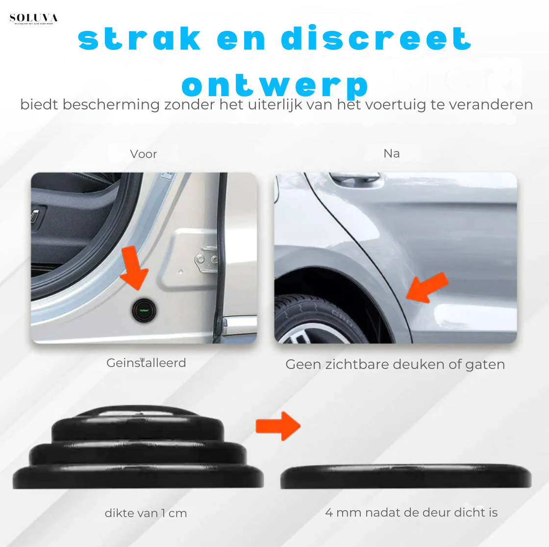 Schokabsorberende Autodeur Demper