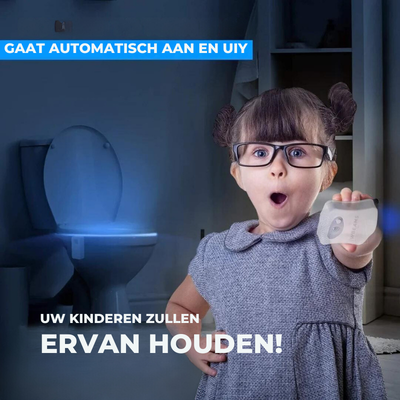Glowtoilet - Lichtsensor - 1+1 Gratis!