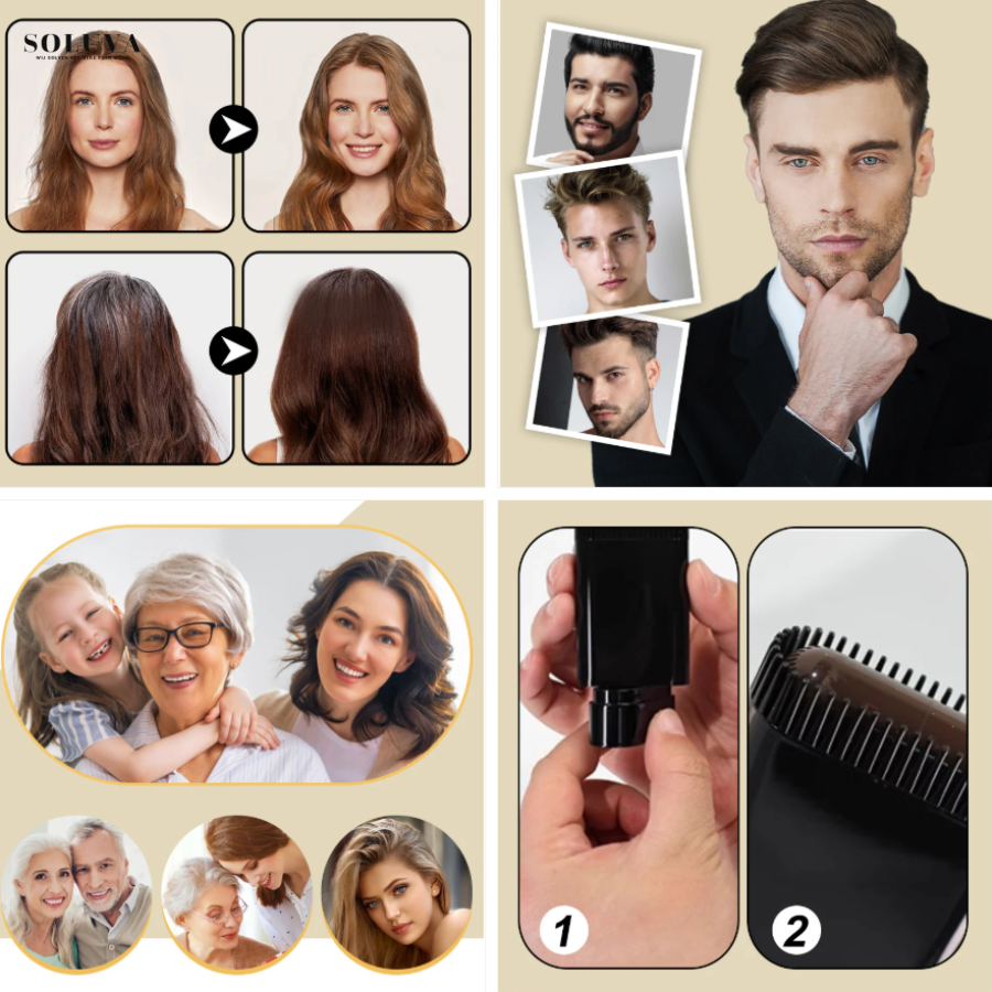 MagicTouch - Gemakkelijke Touch-up voor Grijs Haar - 1+1 Gratis!