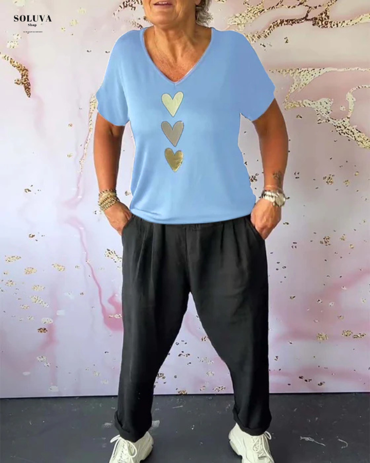 LoveTouch - V-Hals Casual Set