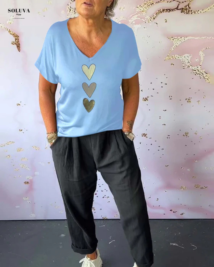 LoveTouch - V-Hals Casual Set