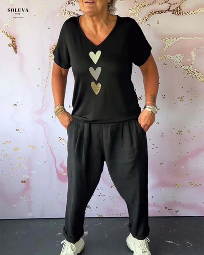 LoveTouch - V-Hals Casual Set