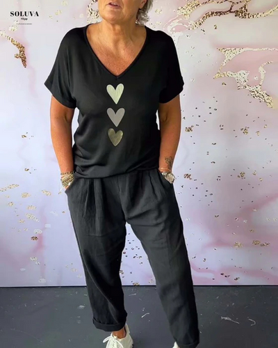 LoveTouch - V-Hals Casual Set