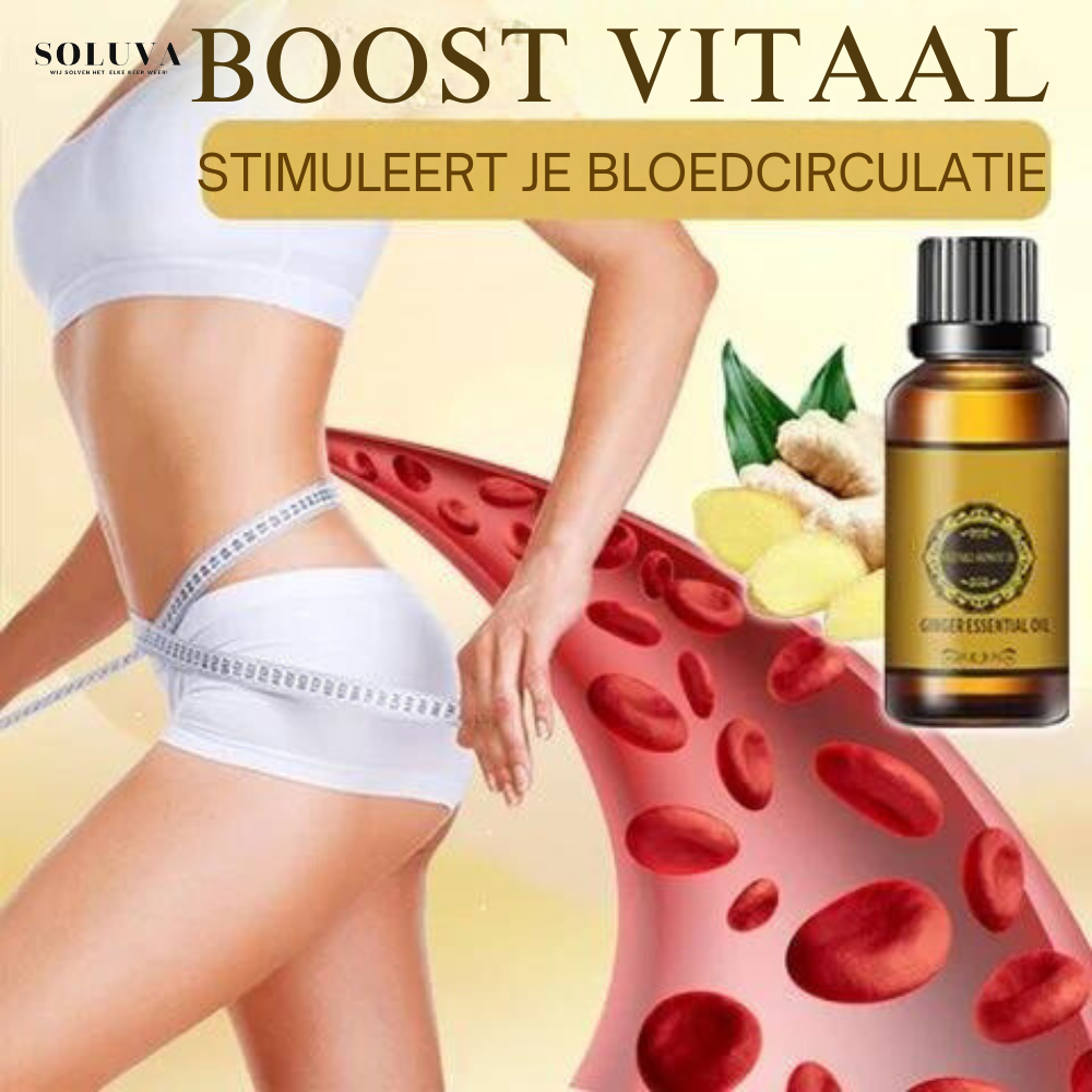 Vetverbrandende Gemberolie  - 1+1 Gratis!