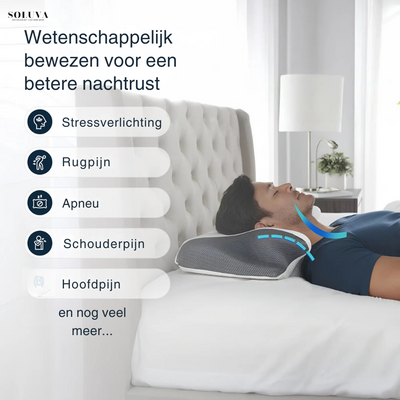 Ergonomisch Comfort Kussen - Tegen Nek- en Rugklachten