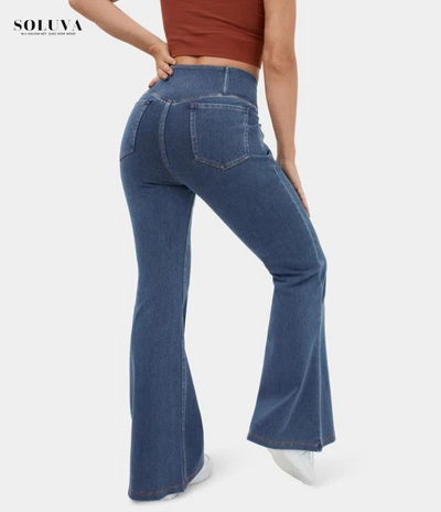 Eva - High Waist Flare Jeans