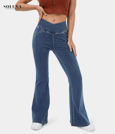 Eva - High Waist Flare Jeans