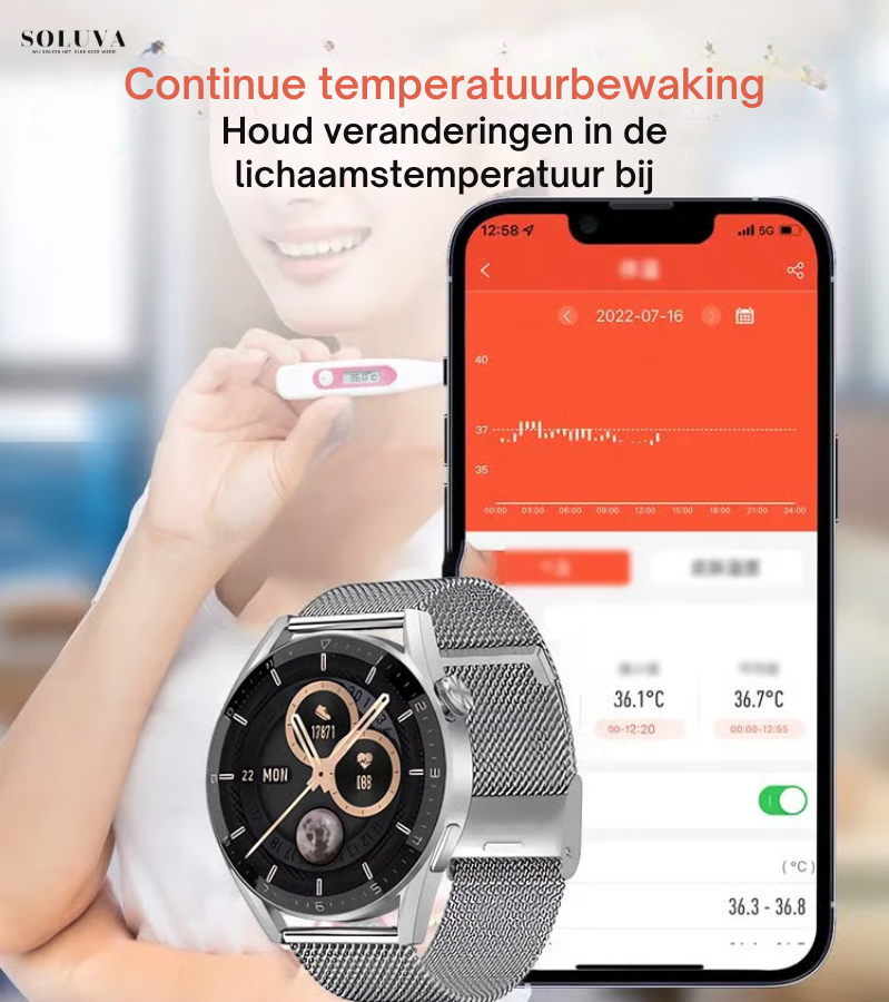 Luxura Horloge - Alle Functies op één Pols