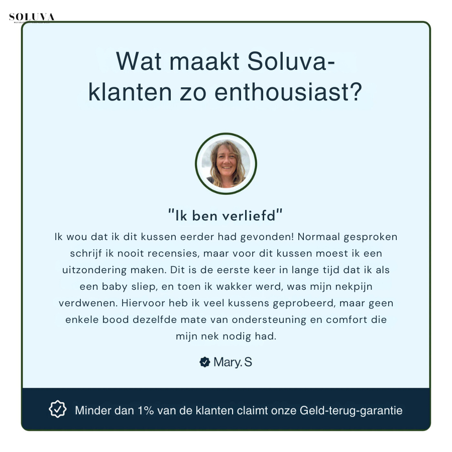 Ergonomisch Comfort Kussen - Tegen Nek- en Rugklachten