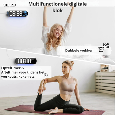 SmartView - Multifunctionele LED Klok