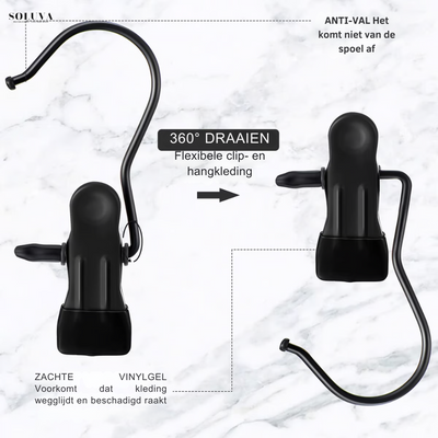 EasyHook - Ruimtebesparende Kledingklemmen